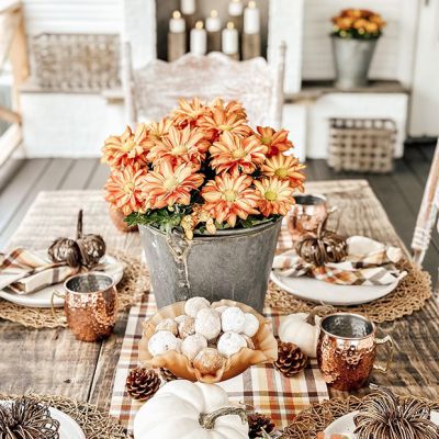 Autumn Harvest Plaid Table Runner