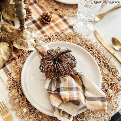 Autumn Harvest Plaid Table Runner
