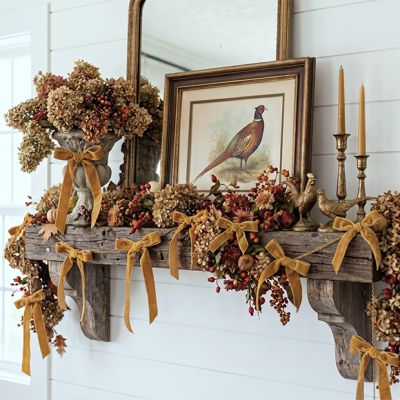 Autumn Heirloom Velvet Bow Garland