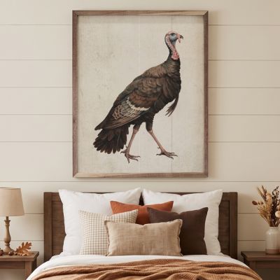 Autumn Turkey Framed Wall Decor