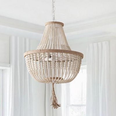 Bead Strand Pendant Light