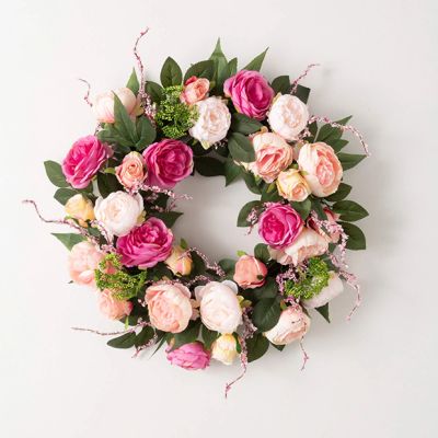 Beautiful Blooms Spring Floral Wreath