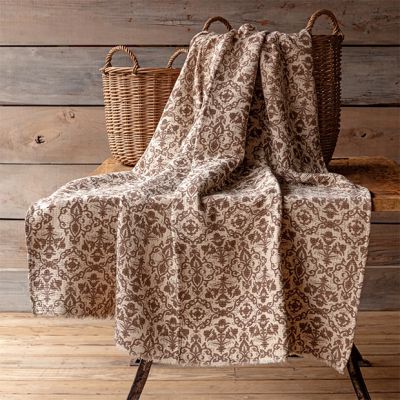 Beautiful Botanical Print Throw Blanket Millett
