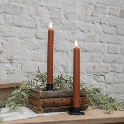 Beautiful Bronze 9.5 inch Taper Candle Set of 2