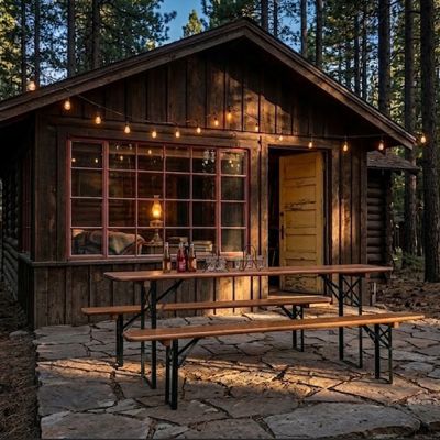 Beer Garden Picnic Table