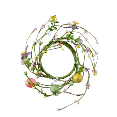 Berries and Easter Eggs Candle Ring