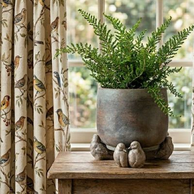 Bird Pair Pot Feet Set of 3