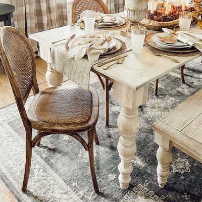 Bistro Style Cane Back Dining Chair
