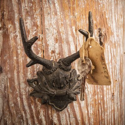 Black Antler Wall Hook