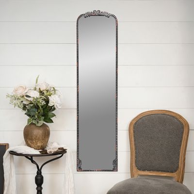 Black Beaded Full Length Mirror