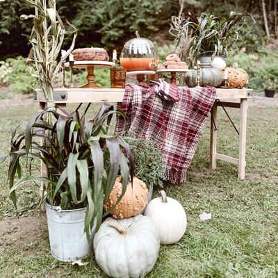 Rustic Bleached Wood Folding Wedding Table 66 Inch