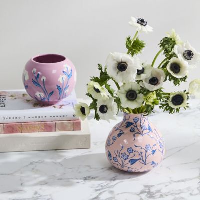 Blooming Florals Ceramic Vase