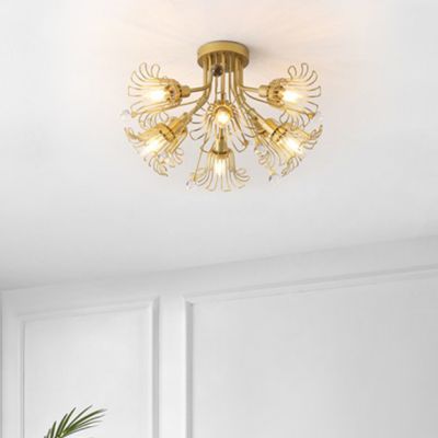 Blooming Flower Flush Mount Ceiling Light