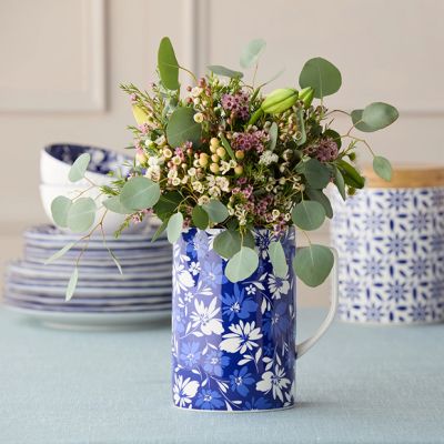 Blue Blossom Porcelain Pitcher