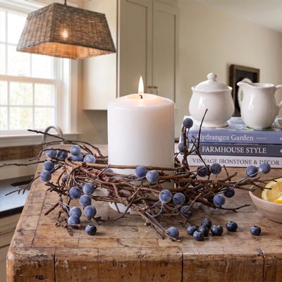 Blueberry Grove Candle Ring Set of 2
