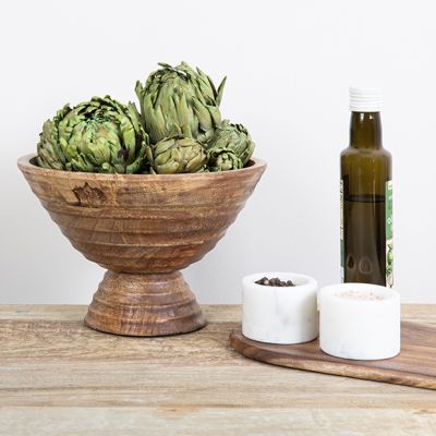 Boho Pedestal Base Serving Bowl