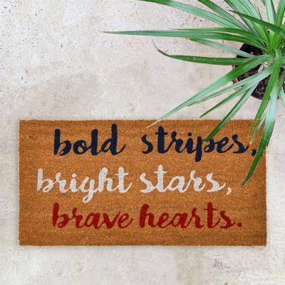 Bold Bright Brave Doormat
