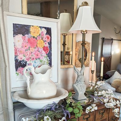 Bold Floral Shadow Box Print