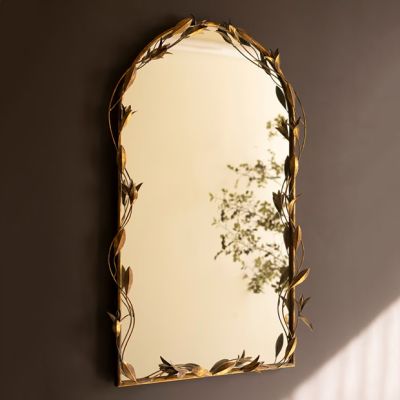Botanical Grace Arched Mirror