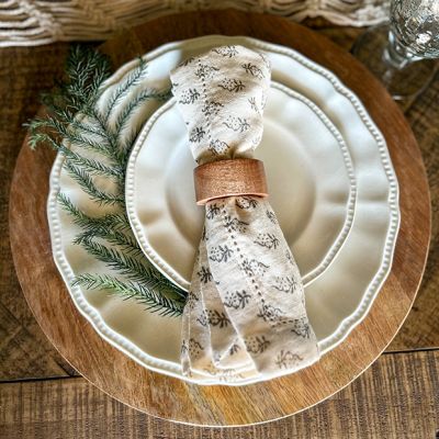 Botanical Print Cloth Napkins Set of 4