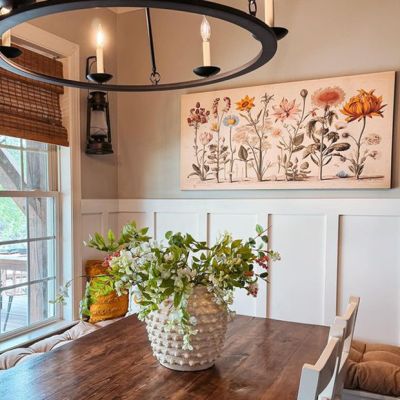 Botanical Wildflowers Wrapped Canvas Wall Art