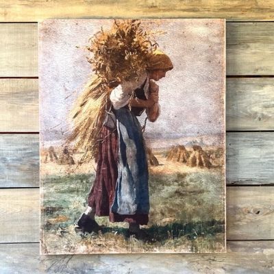 Bountiful Harvest Gallery Wrapped Aged Canvas Print