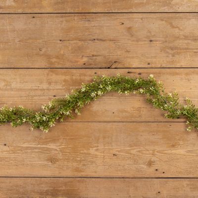 Boxwood and Berries Decorative Garland