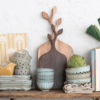 Branch Shape Handle Cheese Board