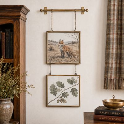 Brass Hanging Gallery Frame
