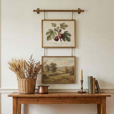 Brass Hanging Gallery Frame