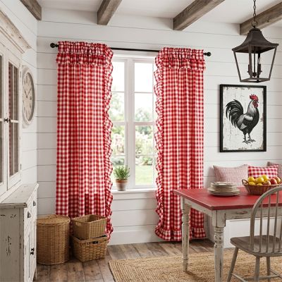 Bright Buffalo Check Panel Curtain Set of 2