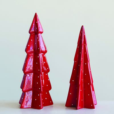 Bright Stoneware Tabletop Tree