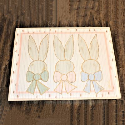 Bunny Bamboo Mat