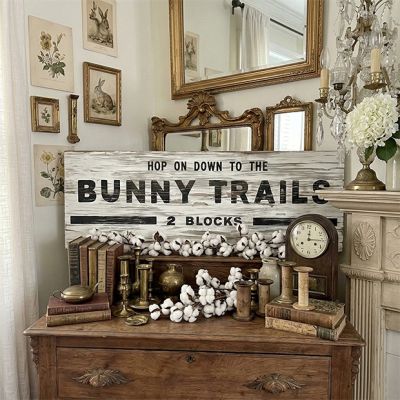 Bunny Trails Canvas Wall Art