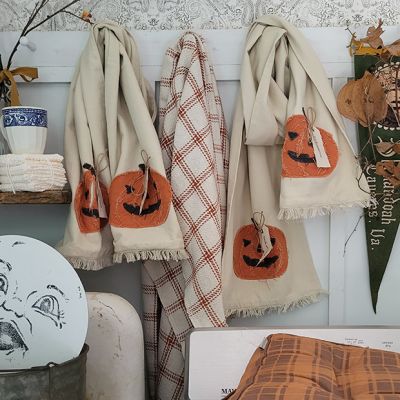 Burnt Orange Plaid Fringed Throw Blanket