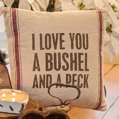 Bushel and A Peck Pillow