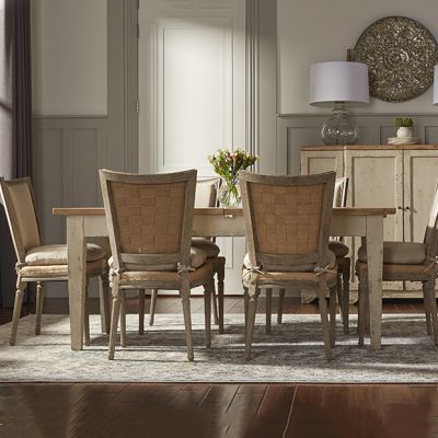 Butterfly Leaf Pine Top Dining Table