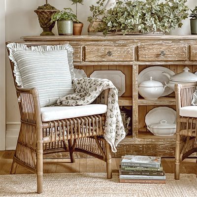 Cane and Rattan Chair