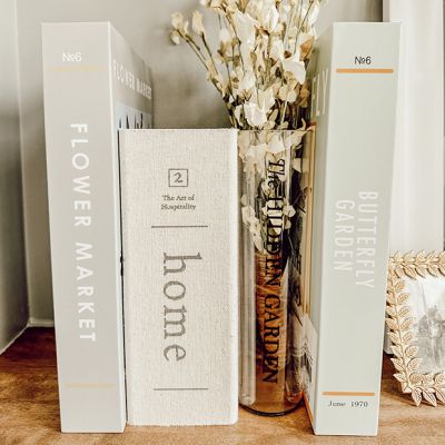 Canvas Wrapped Decorative Book Box