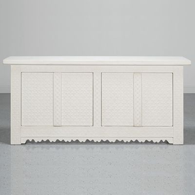 Carved Front 4 Door Sideboard