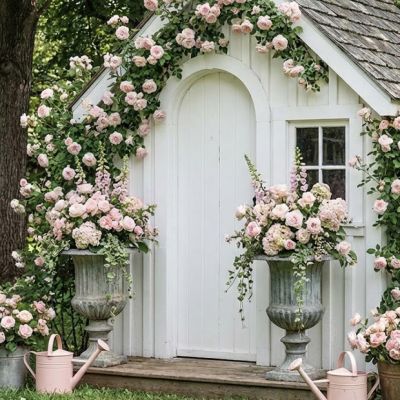 Cast Iron Garden Urn