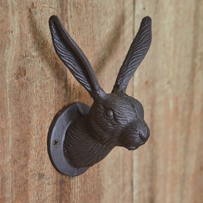 Cast Iron Jack Rabbit Wall Hook