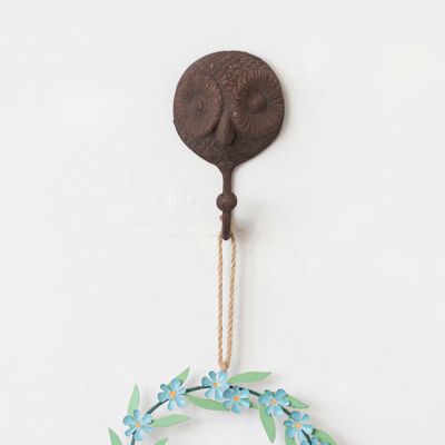 Cast Iron Owl Wall Hook