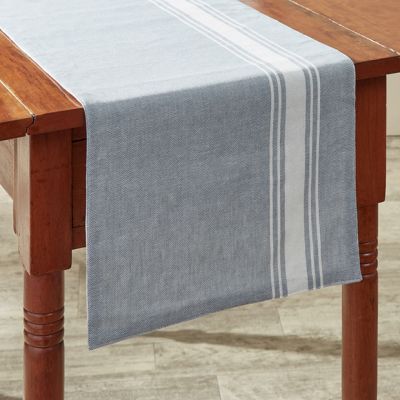 Casual Farmhouse Simple Striped Table Runner