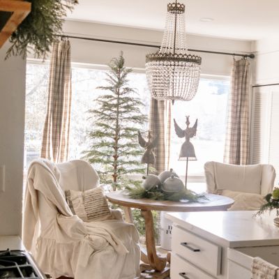 Casual Plaid Curtain Panel 50x84