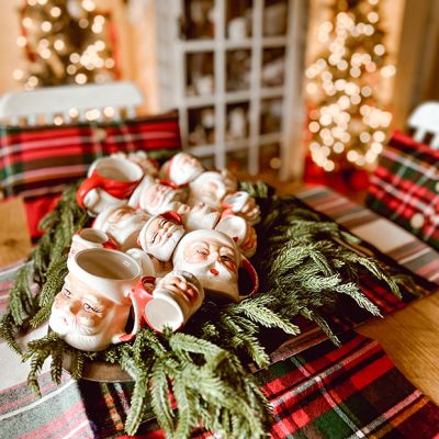 Ceramic Santa Mug Set of 2