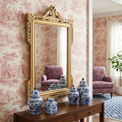 Charleston Manor Ornate Gold Wall Mirror