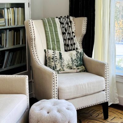 Chic Stripes Fringed Throw Blanket