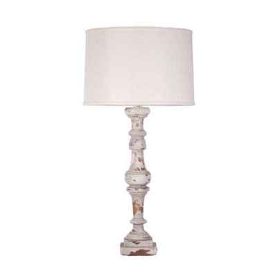 Chippy Birch Wood Table Lamp