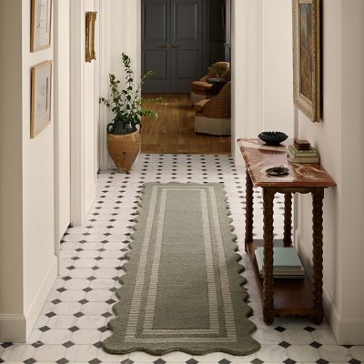 Chris Loves Julia + Loloi Scottie Collection Scalloped Area Rug